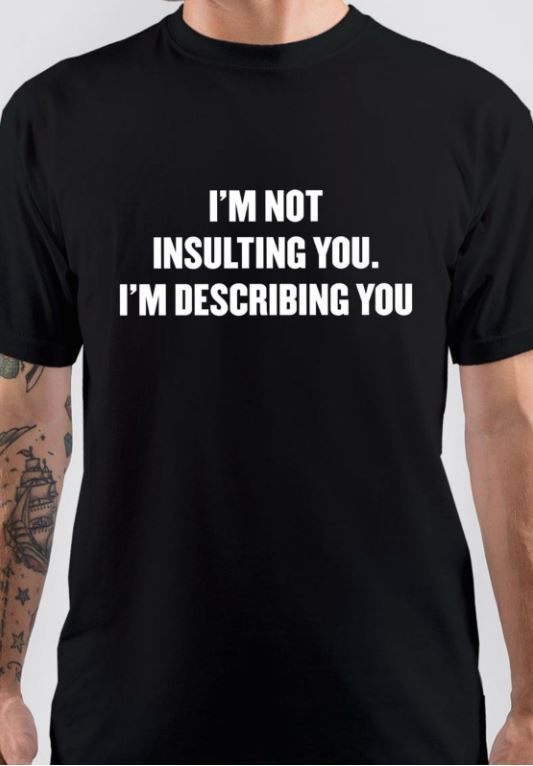 I'm Not Insulting You. I'm Describing You T-Shirt