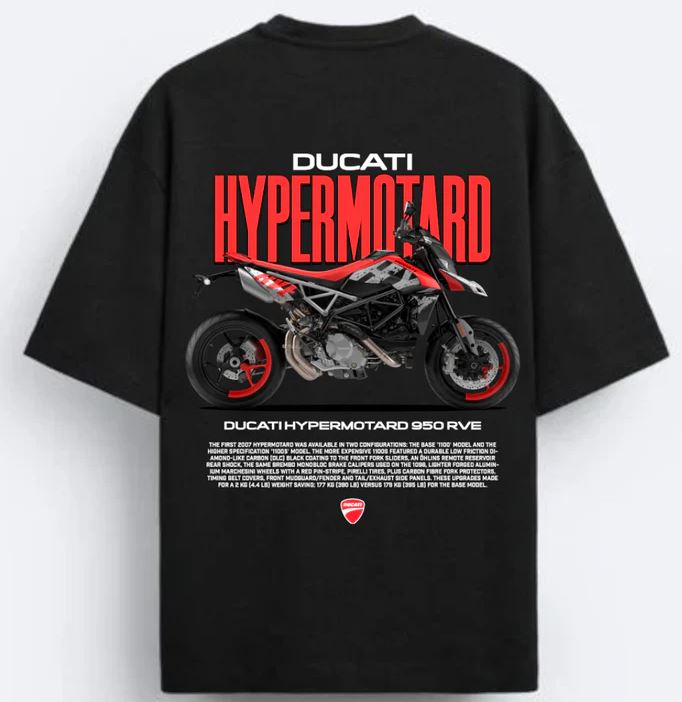 Ducati Hypermotard 240 GSM Oversized T-Shirt