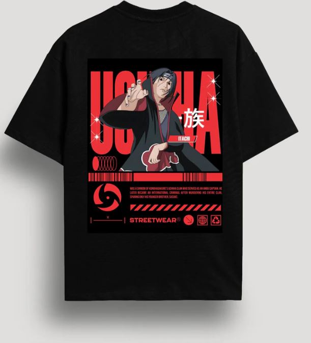 Itachi Uchiha Oversized T-Shirt - Image 2