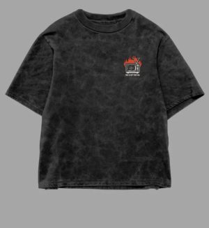 MR.DEVIL Acid Wash Oversized T-Shirt