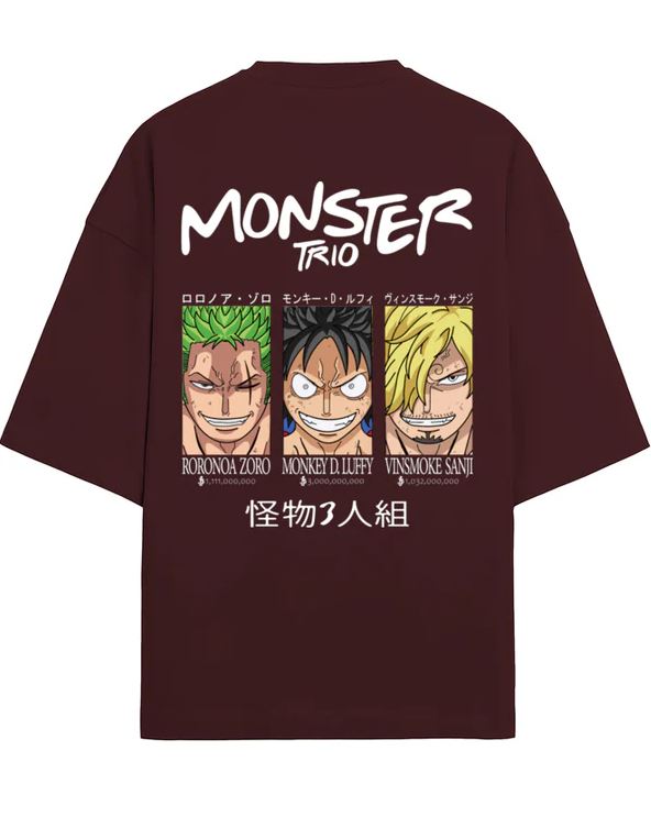 One Piece Monster Trio Terry Oversized T-Shirt