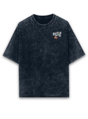 Radiation Therapist Acid Wash Oversized T-Shirt