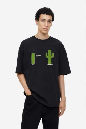 Cactus Half Sleeve T-Shirt