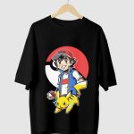 Ash & Pikachu Oversized T-Shirt