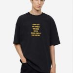 Good Sex No Stress One Boo No Ex Small Circle Big Checks Oversized T-Shirt