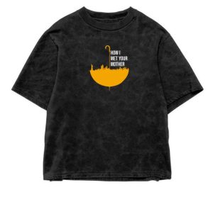 HIMYM Acid Wash Oversized T-Shirt