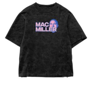 Mac Miller Acid Wash Oversized T-Shirt