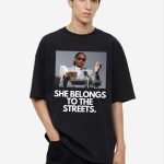 She Belongs To The Streets Sarettii Oversized T-Shirt