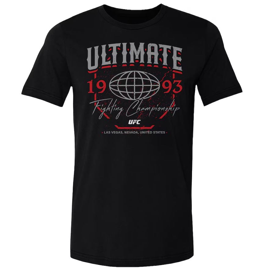 UFC Globe Script T-Shirt