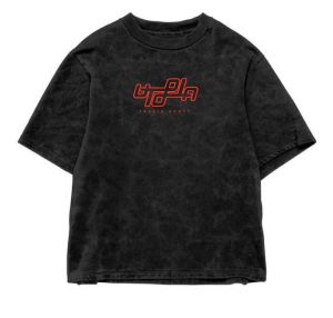 Utopia Acid Wash Oversized T-Shirt