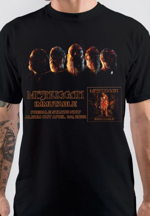 Meshuggah Immutable Half Sleeve T- Shirt