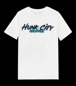 Hunk City Rampage - Retro Game from the Minecraft Movie T-Shirt