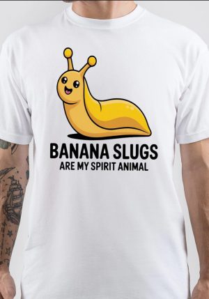 Banana Slugs Are My Spirit Animal Cute Banana Slug T-Shirt
