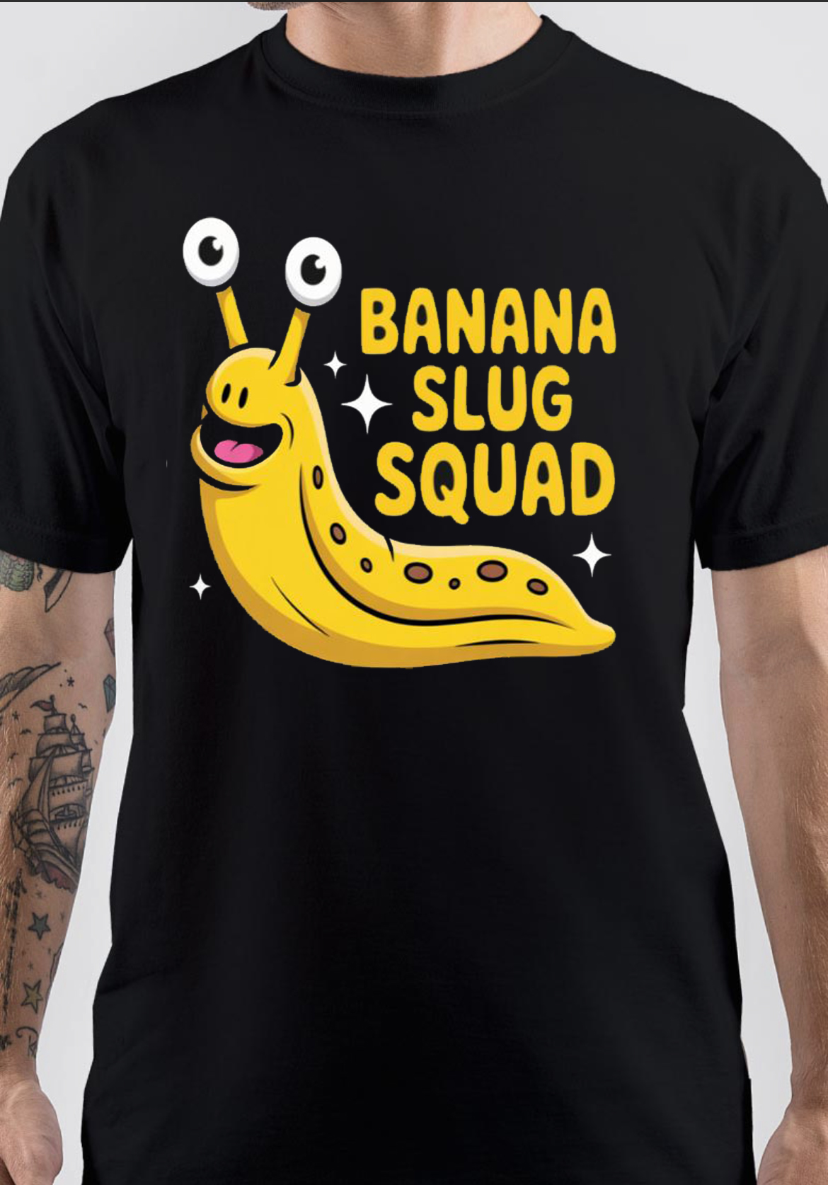 Banana Slug Squad Quote for a Yellow Banana Slug Expert T-Shirt