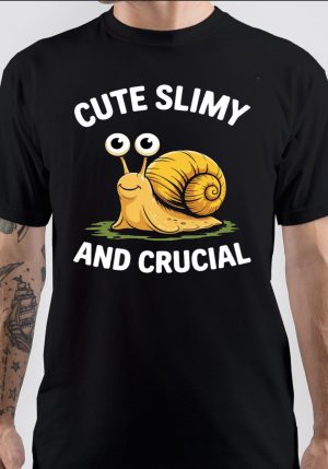 Cute Slimy And Crucial Banana Slug Malacology T-Shirt