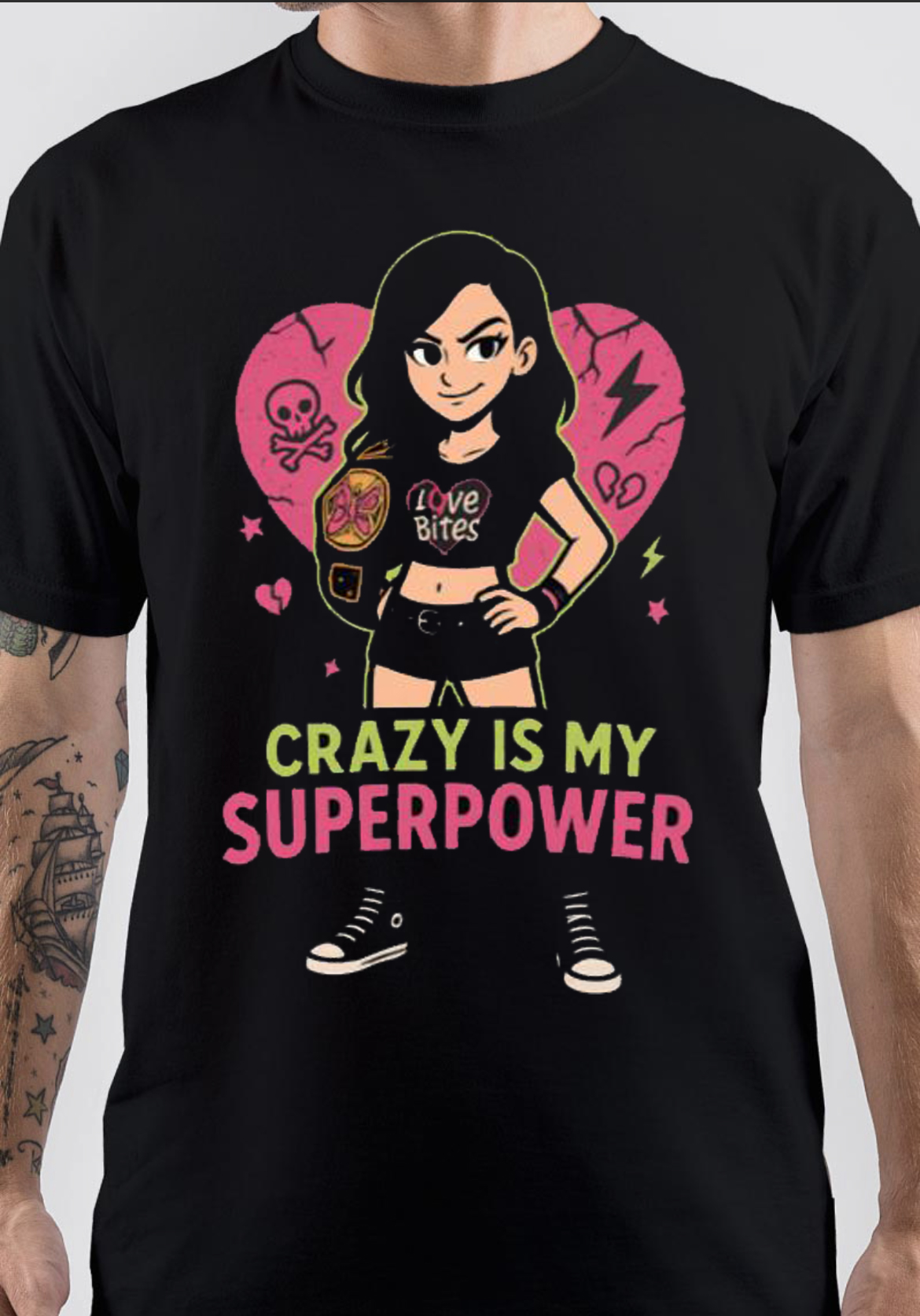 AJ Lee WWE Diva Champion T-Shirt