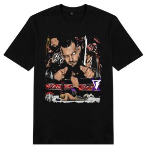Finn Balor Vintage Collage T-Shirt