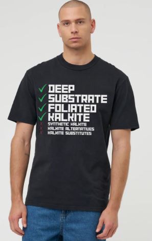 Deep Substrate Foliated T- Shirt
