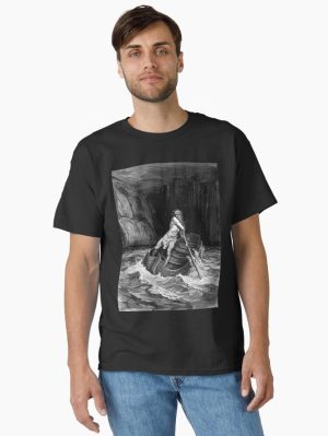 Charon crosses the river Acheron - Gustave Dore Classic T-Shirt