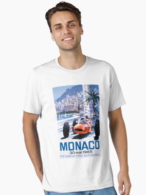 Monaco F1 Printed 1965 Printed T-Shirt