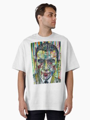 YUKIO MISHIMA watercolor and ink portrait.2 Oversized T-Shirt
