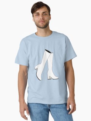 White Gogo Boots Classic T-Shirt