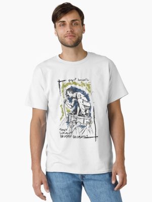 Gogol bordello-think locally protest globally Classic T-Shirt