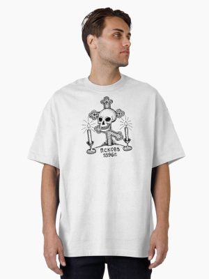 Russian criminal tattoo Oversized T-Shirt