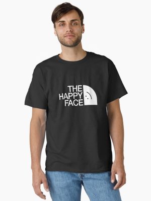 The Happy Face Clothing Logo Parody Classic T-Shirt