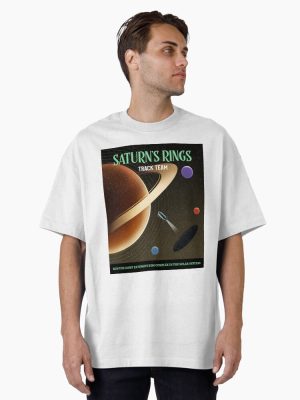 Saturn's Rings Track Team | Clothing and Print Design Oversized T-Shirt