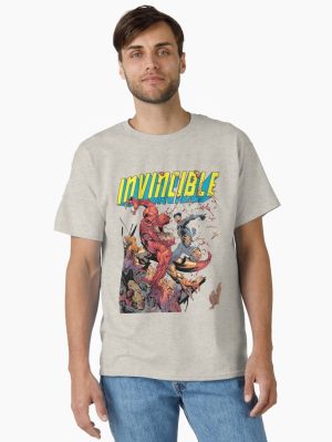 Invincible Vs Alien Classic T-Shirt