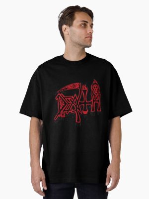 DEATH LOGO Oversized T-Shirt