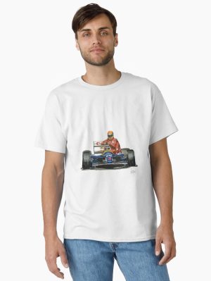Nigel Mansell & Ayrton Senna - Renault FW14 F1 Classic T-Shirt
