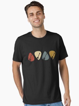 Guitar Pick Gift For Guitarist Retro Vintage T-Shirt Essential T-Shirt