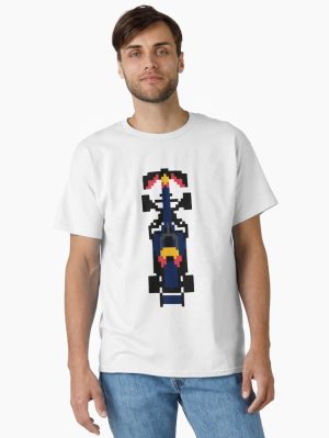 RedBull F1 Car pixel art Classic T-Shirt