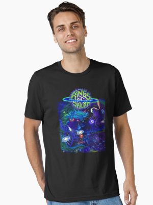 Bloodhoof Rings of Saturn Xeno Heavy Metal Got Your Six Black Long Sleeve Essential T-Shirt