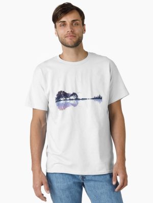Nature Guitar Printed T-Shirt