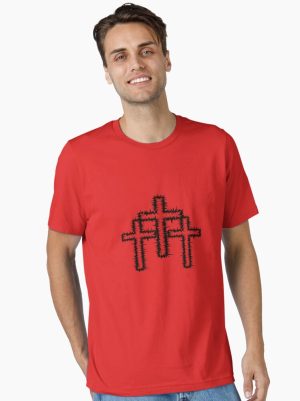 Three Crosses Essential T-Shirt