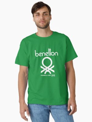 Benetton Formula Team 80s Collection Printed T-Shirt