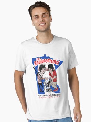 The Replacements Midway Stadium Concert Tour Vintage Printed T-Shirt