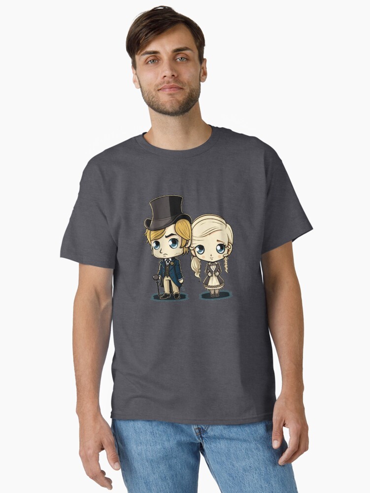 Cute Victorian Kawaii Couple Classic T-Shirt