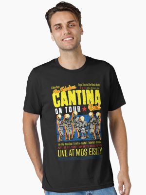 Cantina Band Live At Mos Eisley Printed T-Shirt