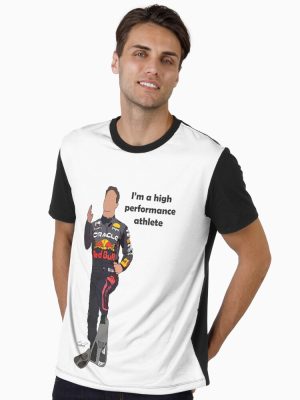 Daniel Ricciardo - I'm a High Performance Athlete - Honey Badger Graphic T-Shirt