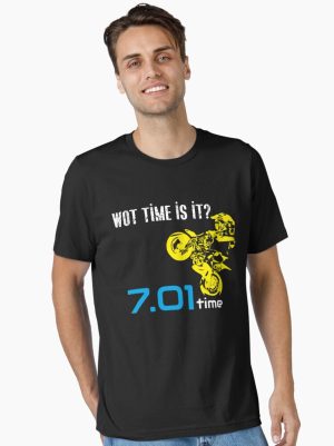 Wot Time is it 701 Time Husqvarna Supermoto Enduro Husky 701 printed T-Shirt