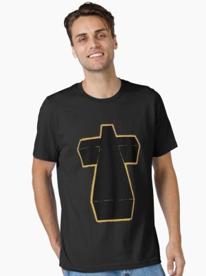 Justice Band Cross Logo Printed T-Shirt