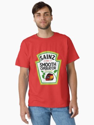 Carlos Sainz Smooth Operator 2023 Printed T-Shirt