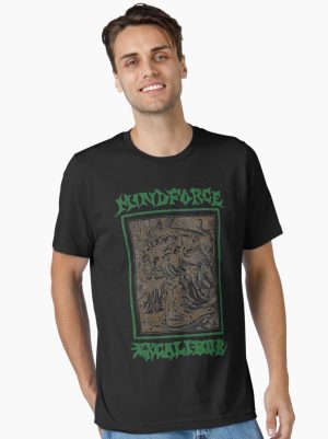 Green Mindforce Excalibur  Printed T-Shirt