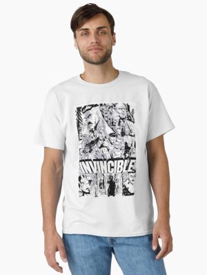 Invincible Manga Page Style  Classic T-Shirt