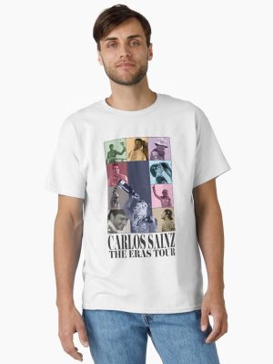Carlos Sainz Eras Tour 2023 season Printed T-Shirt
