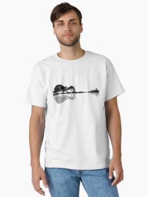 Nature Guitar Printed T-Shirt